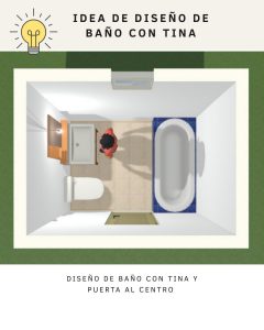 Baño con tina