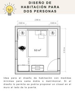 Habitación para dos personas